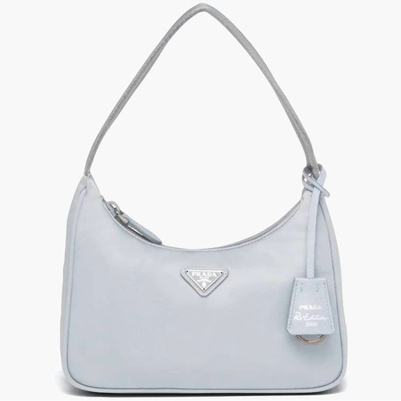Prada Handbags - Prada Re-Edition 2000‎ Re-Nylon Mini Bag Cornflower Silver-tone